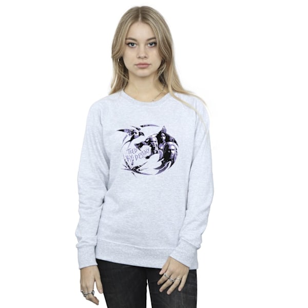 Netflix Dam/Damer The Witcher Wolf Logo Infill Sweatshirt X Sports Grey XL