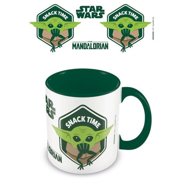 Star Wars: The Mandalorian Snack Time Mug One Size Vit/Grön White/Green One Size