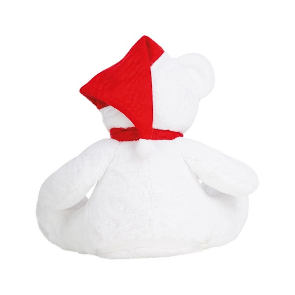 Mumbles Zippie Jul Nallebjörn En Storlek Vit/Röd White/Red One Size