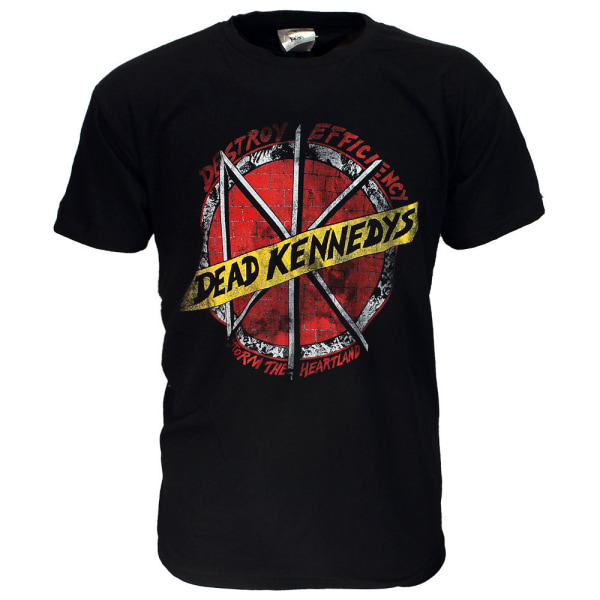 Dead Kennedys Unisex Adult Destroy T-shirt L Svart Black L