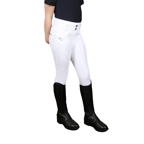 Coldstream Girls Next Generation Ledmore Ridbyxor 9- White 9-10 Years