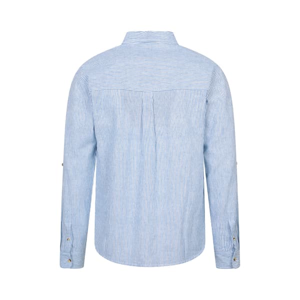 Mountain Warehouse Lowe Randig Skjorta för Herr XL Blå Blue XL