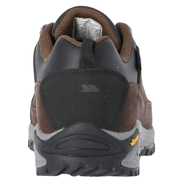 Trespass Falark Vibram Vandringsko i Läder för Herrar, Storlek 8 UK, Mörk Jord Dark Earth 8 UK