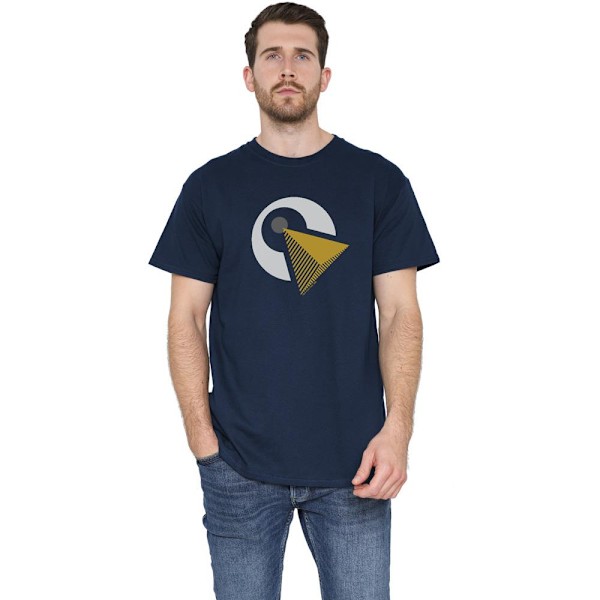 Star Trek: Discovery Herr Vulcan Logo T-Shirt 5XL Marinblå Navy 5XL