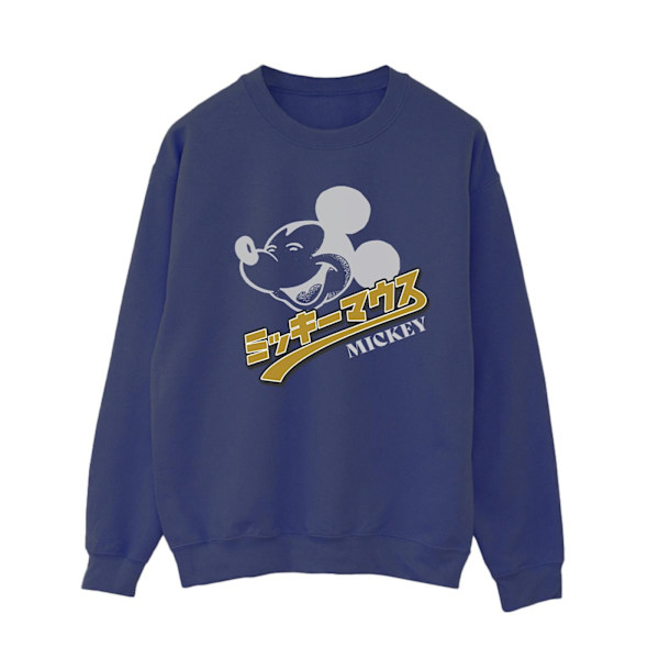 Disney Dam/Kvinnor Mickey Mouse Japansk Sweatshirt XL Marinblå B Navy Blue XL