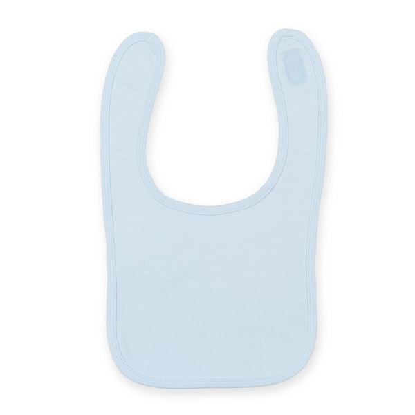 Larkwood Baby Unisex Plain & Contrast Haklapp (Pack of 2) One Size Pale Blue One Size
