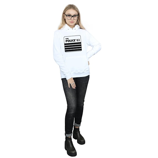 The Police Womens/Ladies 83 Tour Hoodie L Vit White L