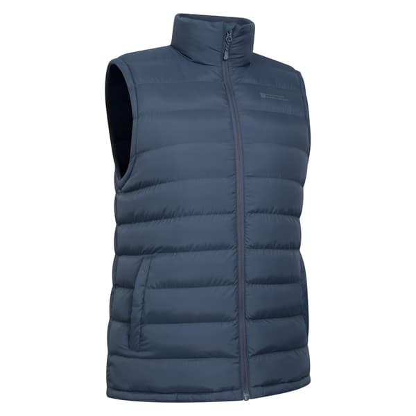Mountain Warehouse Herr Seasons Vadderad Gilet med Fuskpälsfoder S N Navy S