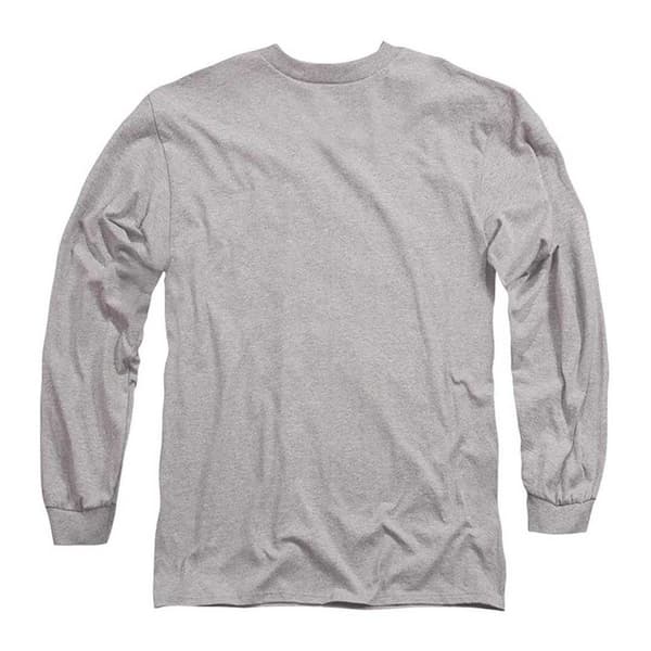 Hummer Herr Distressed Heather Logotyp Långärmad T-shirt S Athl Athletic Heather S