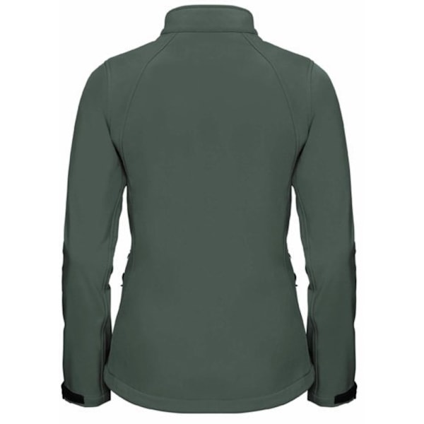 Jerzees Colours Dam Vattenavvisande & Vindtät Soft Shell J Bottle Green 2XL