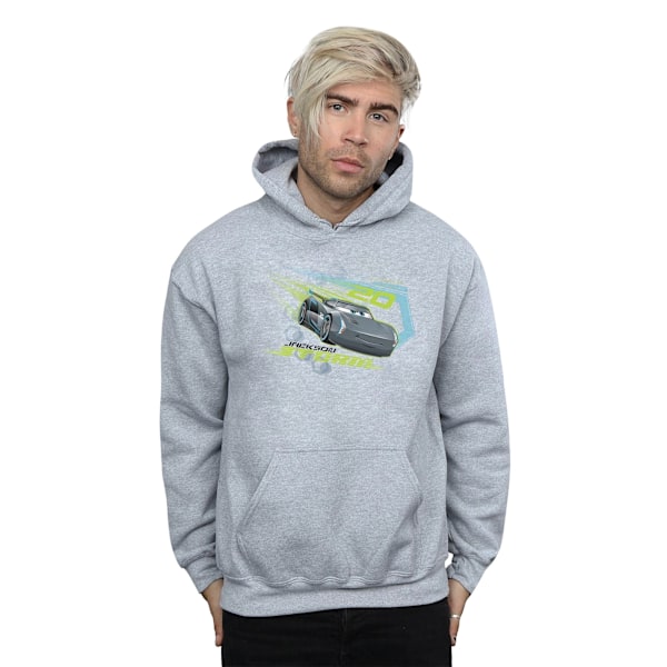 Disney Cars Jackson Storm Hoodie XL Sports Grey för män Sports Grey XL