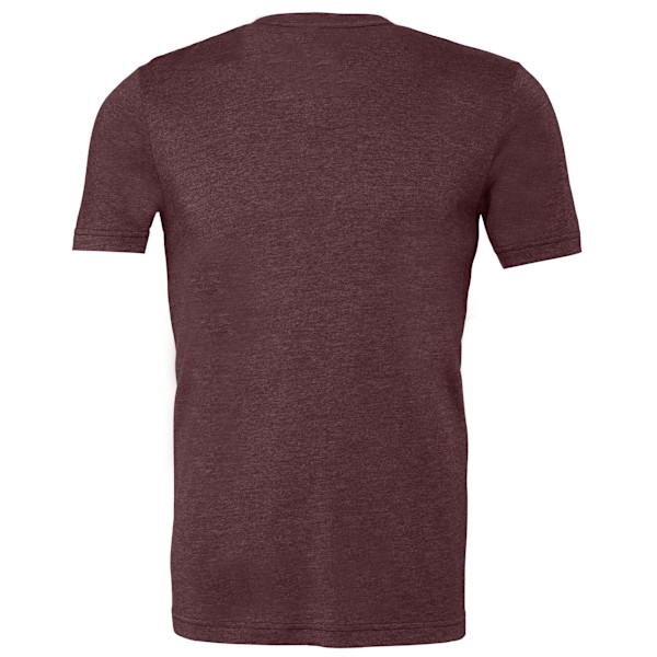 Canvas Unisex Jersey Crew Neck T-Shirt / Herr T-shirt med korta ärmar Heather Maroon 2XL