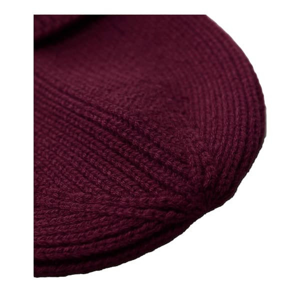 Beechfield Unisex Vuxen Mode Rund Patch Mössa En Storlek Burgundy/Black One Size