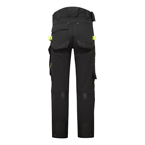 Portwest EV4 Stretch Arbetsbyxor för män 42R Svart Black 42R