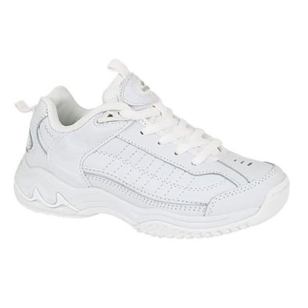 Mirak Contender Läder Snör Tränare / Herr Tränare / Unisex S White 43 EUR