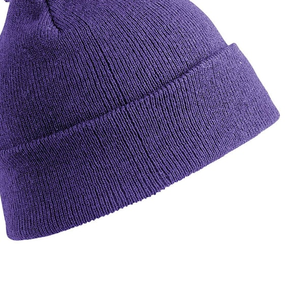 Result Barn/Barn Vinter Essentials Pom Pom Mössa En Storlek Purple One Size