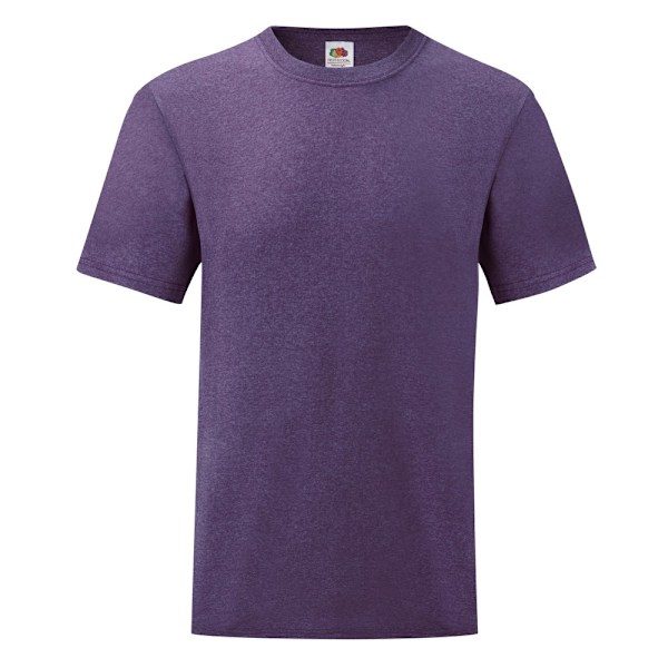 Fruit Of The Loom Herr Valueweight T-shirt med Kort Ärm L Heath Heather Purple L