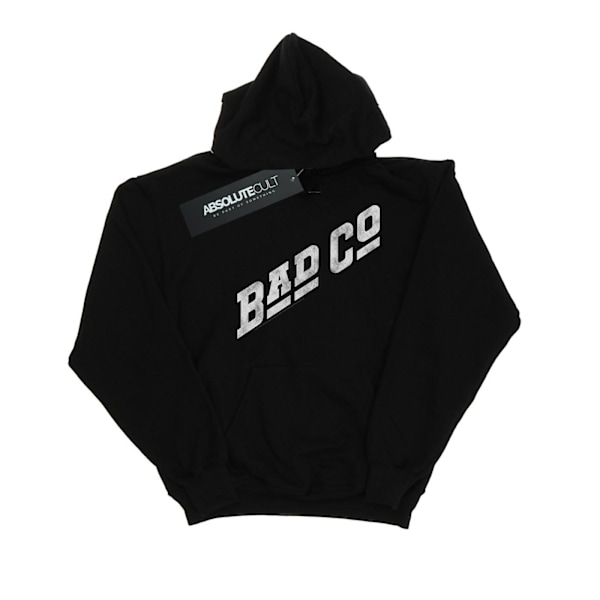 Bad Company Girls Distressed Logo Hoodie 12-13 år Svart Black 12-13 Years