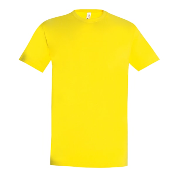 SOLS Imperial Herr T-shirt Kort Ärm Tungvikt M Citron Lemon M
