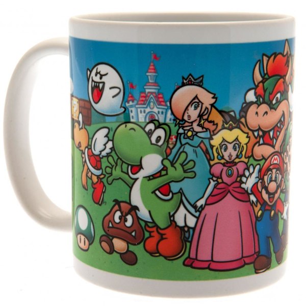 Super Mario-karaktärer Mugg En Storlek Flerfärgad Multicoloured One Size