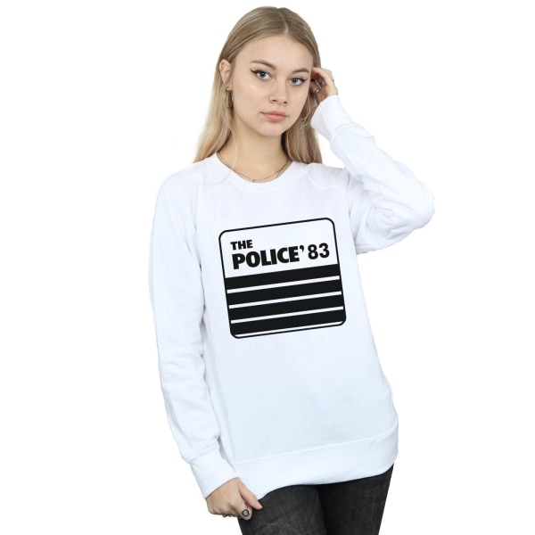 The Police Womens/Ladies 83 Tour Sweatshirt XXL Vit White XXL