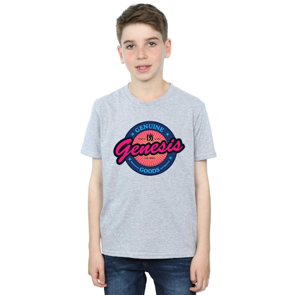 Genesis Boys Neon Logo T-shirt 12-13 år Sportgrå Sports Grey 12-13 Years