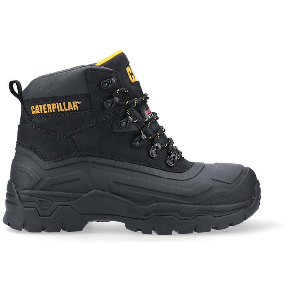 Caterpillar Mens Typhoon SBH Lädersäkerhetskängor 9 UK Svart/Gul Black/Yellow 9 UK