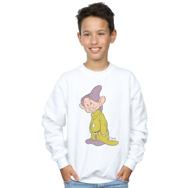 Disney Boys Classic Dopey Sweatshirt 12-13 år Vit White 12-13 Years