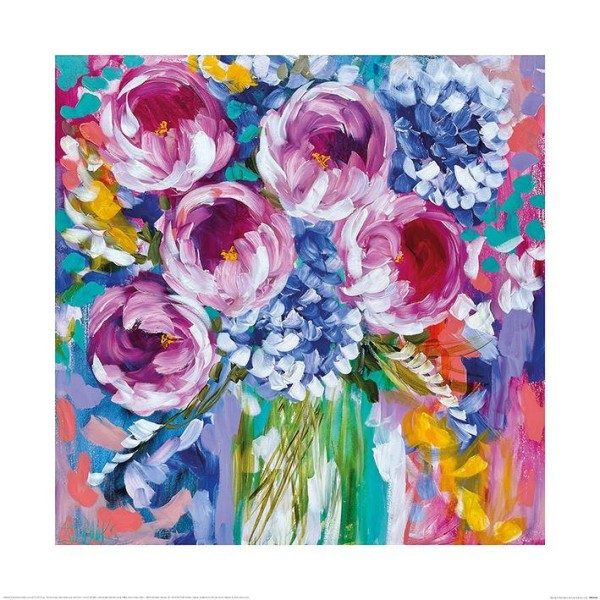 Amanda Brooks Spring In Abundance Poster 60cm x 60cm Multicolou Multicoloured 60cm x 60cm