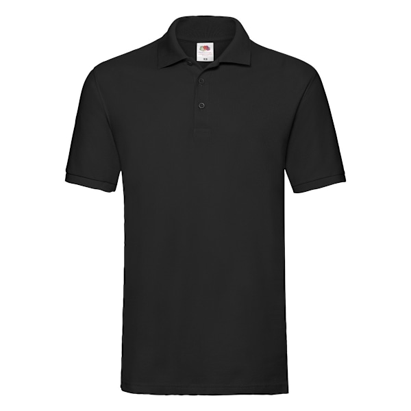 Fruit of the Loom Premium Pique Poloskjorta M Svart Black M