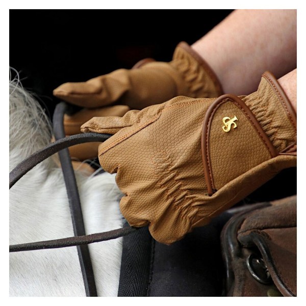 Supreme Products Unisex Adult Pro Performance Riding Gloves 8.5 Tan 8.5