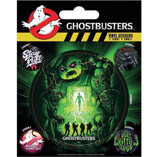Ghostbusters Who You Gonna Call-dekal (paket med 5) One Size Mu Multicoloured One Size