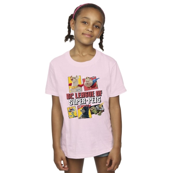 DC Comics Girls DC League Of Super-Pets Profil Bomull T-shirt Baby Pink 12-13 Years