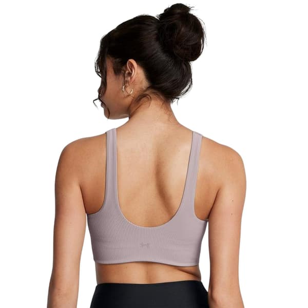 Under Armour Dam Ribbad V-ringad Bralette 8 UK Grå Grey 8 UK