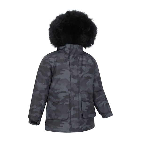 Mountain Warehouse Barnkläder/Barn Ranger Camouflage Vattenavvisande Jacka 2-3 År Svart Black 2-3 Years