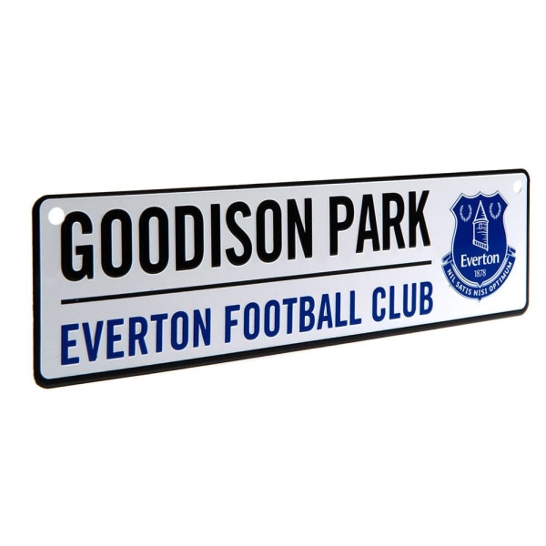 Everton FC Official Window Street Sign One Size Vit White One Size
