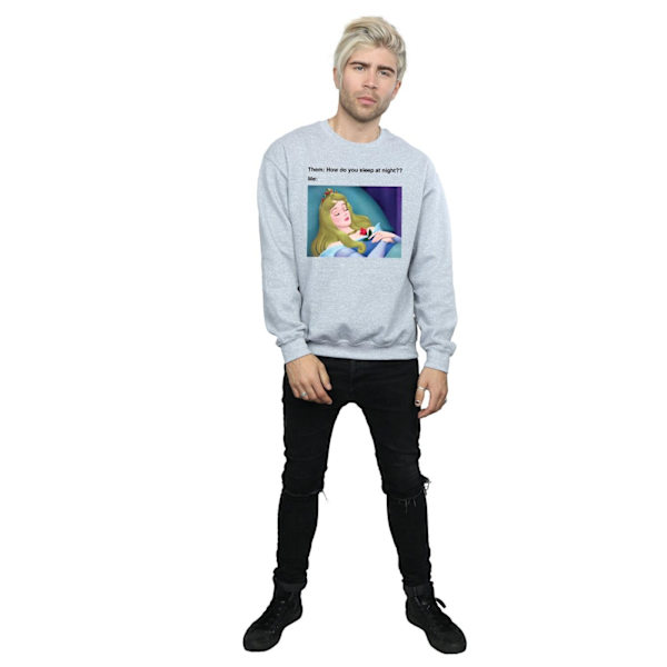 Disney Herr Sleeping Beauty Meme Sweatshirt 3XL Sports Grey Sports Grey 3XL