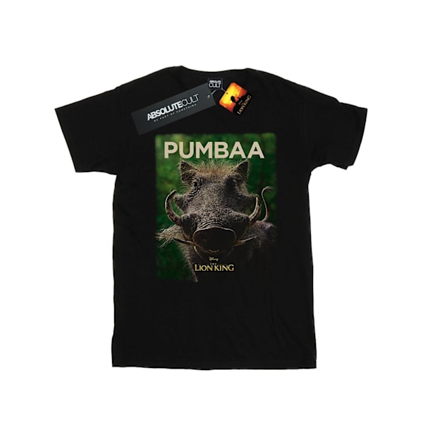 Disney Dam/Damer The Lion King Film Pumbaa Poster Bomull B Black XXL