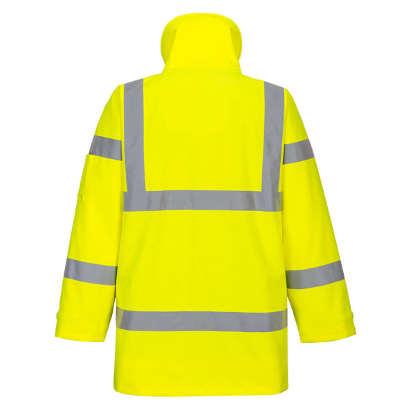 Portwest Hi-Vis regnrock för män 3XL gul Yellow 3XL