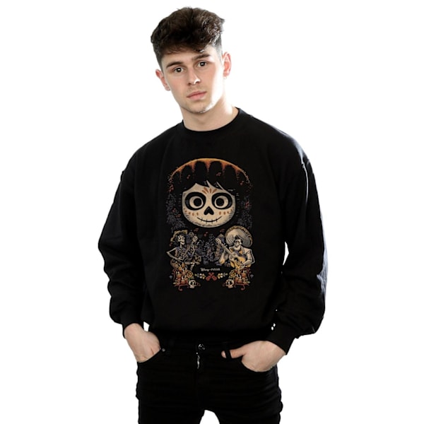 Disney Herr Coco Miguel Face Poster Sweatshirt M Svart Black M
