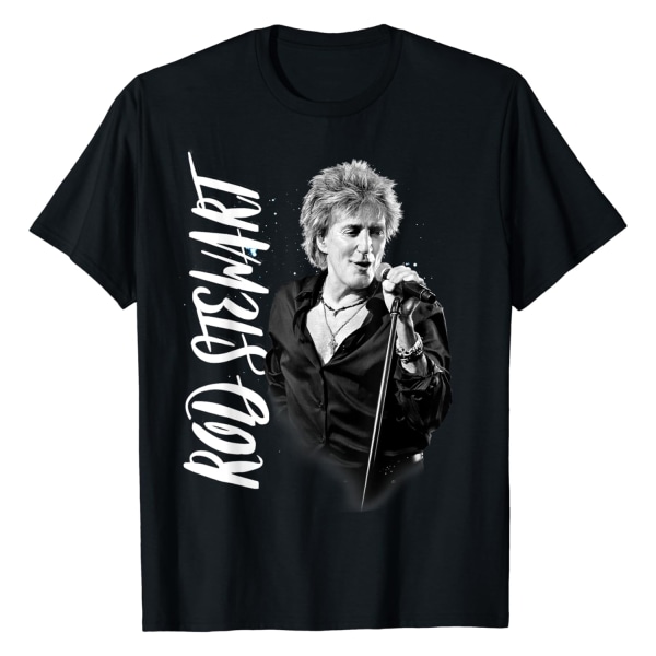 Rod Stewart Unisex Adult ADMAT Bomull T-shirt S Svart Black S