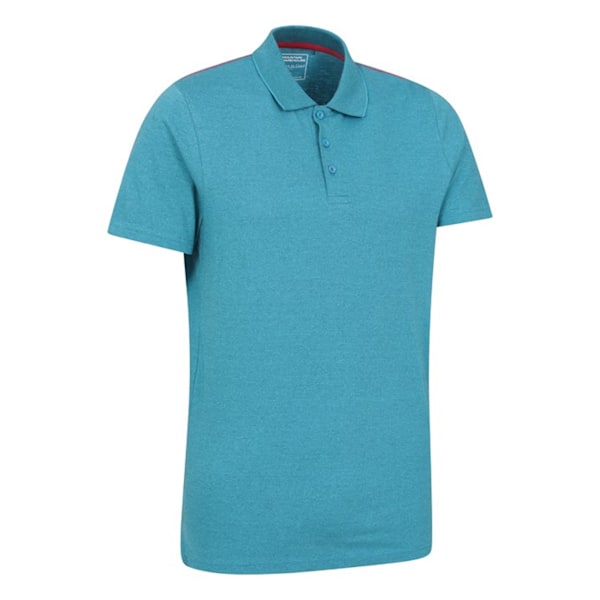 Mountain Warehouse Cordyline Textured Polo Shirt XXS Mörk Dark Teal XXS