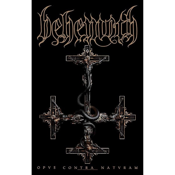 Behemoth Opvs Contra Natvram Textil Affisch En Storlek Svart Black One Size