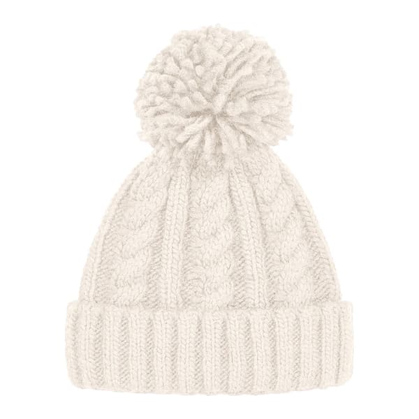 Beechfield Cable Knit Melange Beanie One Size Oatmeal Oatmeal One Size
