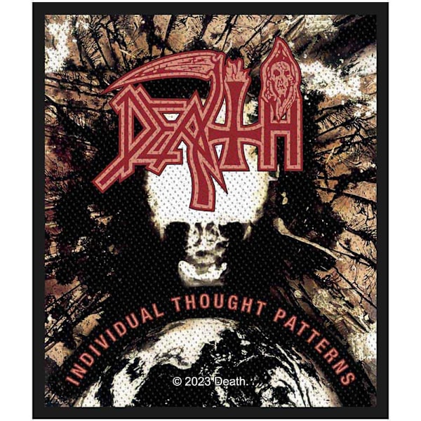 Death Individual Thought Patterns Vävd Standard Patch One Size Black/Red One Size
