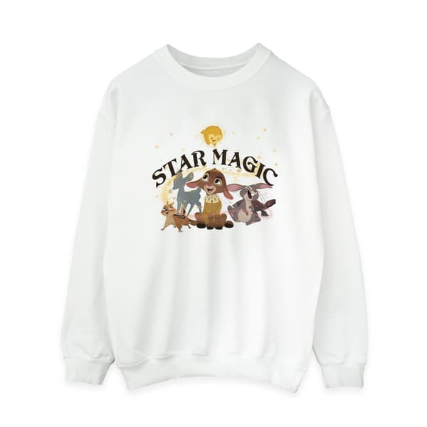 Wish Dam/Dam Star Magic Group Sweatshirt M Vit White M