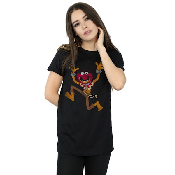 The Muppets Dam/Damer Classic Animal Bomull Boyfriend T-Shi Black L