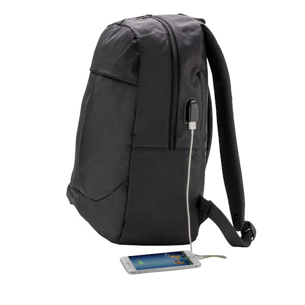 XD Collection USB Laptop Ryggsäck One Size Svart Black One Size
