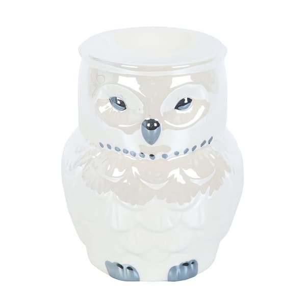 Something Different Iriserande Uggla Oljebrännare En Storlek Vit White One Size