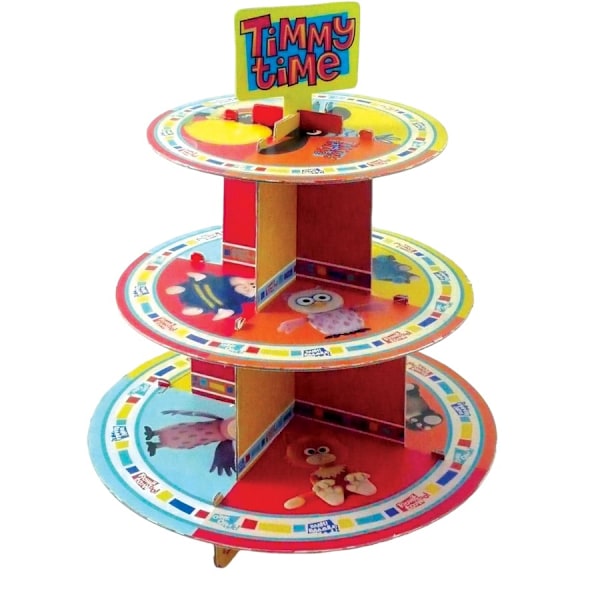 Timmy Time Karaktärer Cupcake Stativ En Storlek Flerfärgad Multicoloured One Size